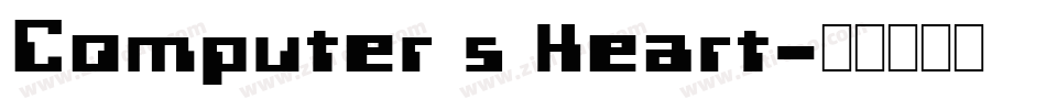 Computer s Heart字体转换